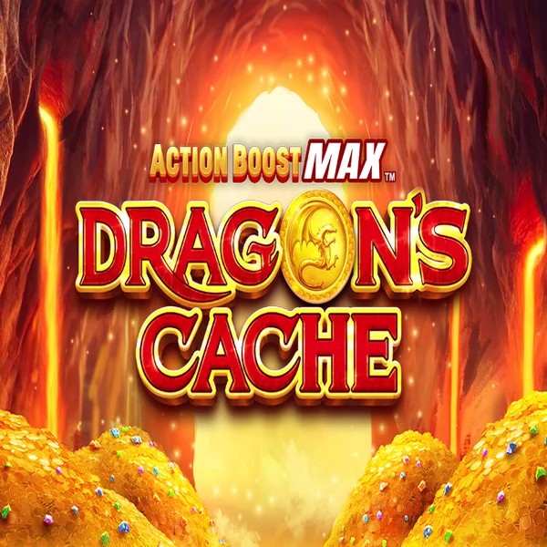 Action Boost Max Dragon's Cache game by SpinPlay Games – logo hosted on Jackpot Casino