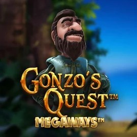 Gonzo's Quest Megaways logo by Red Tiger Gaming at Jackpot Casino