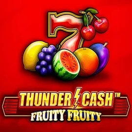 Thunder Cash Fruity Fruity slot logo by Novomatic at Jackpot Casino