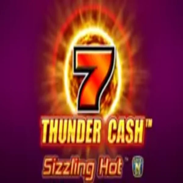 Thunder Cash Sizzling Hot online game logo by Novomatic on jackpot-kasyno.pl